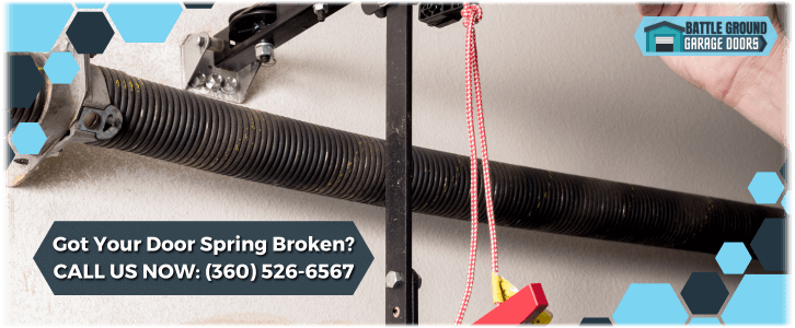 Broken Garage Door Spring Battle Ground WA